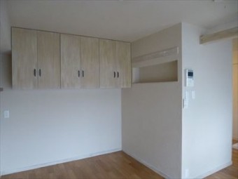 シャビーシックなアクセントウォール